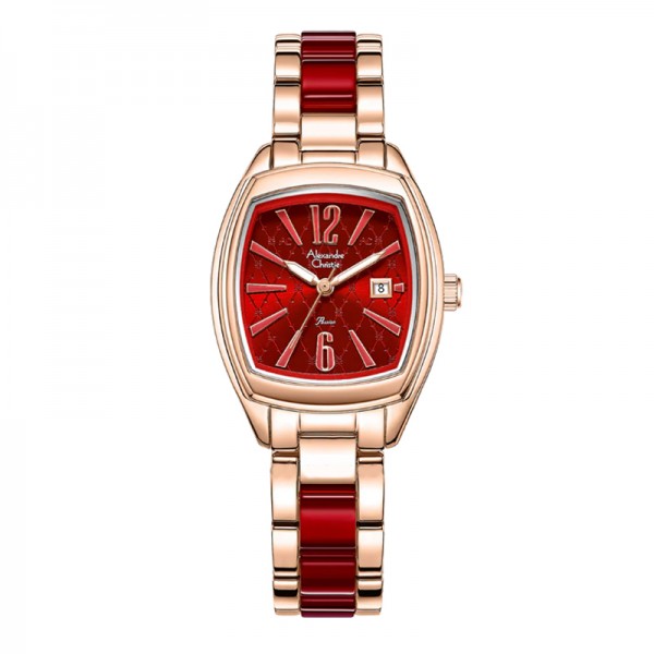 Alexandre Christie AC 2B63 Rosegold Red LDBRGRE Alexandre Christie AC 2B63 Rosegold Red LDBRGRE